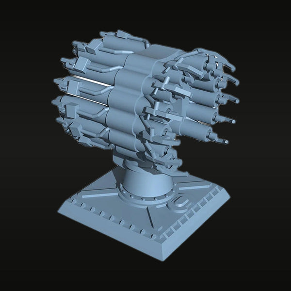 Modern Russian Naval CIWS Multi-Launcher Turret System 1/350 Resin Kit
