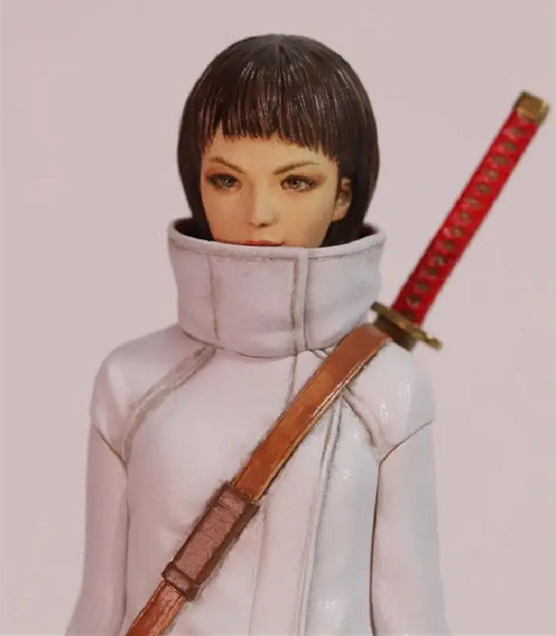 Sci-Fi Female Warrior with Katana Resin Figure Kit - resin model view 3