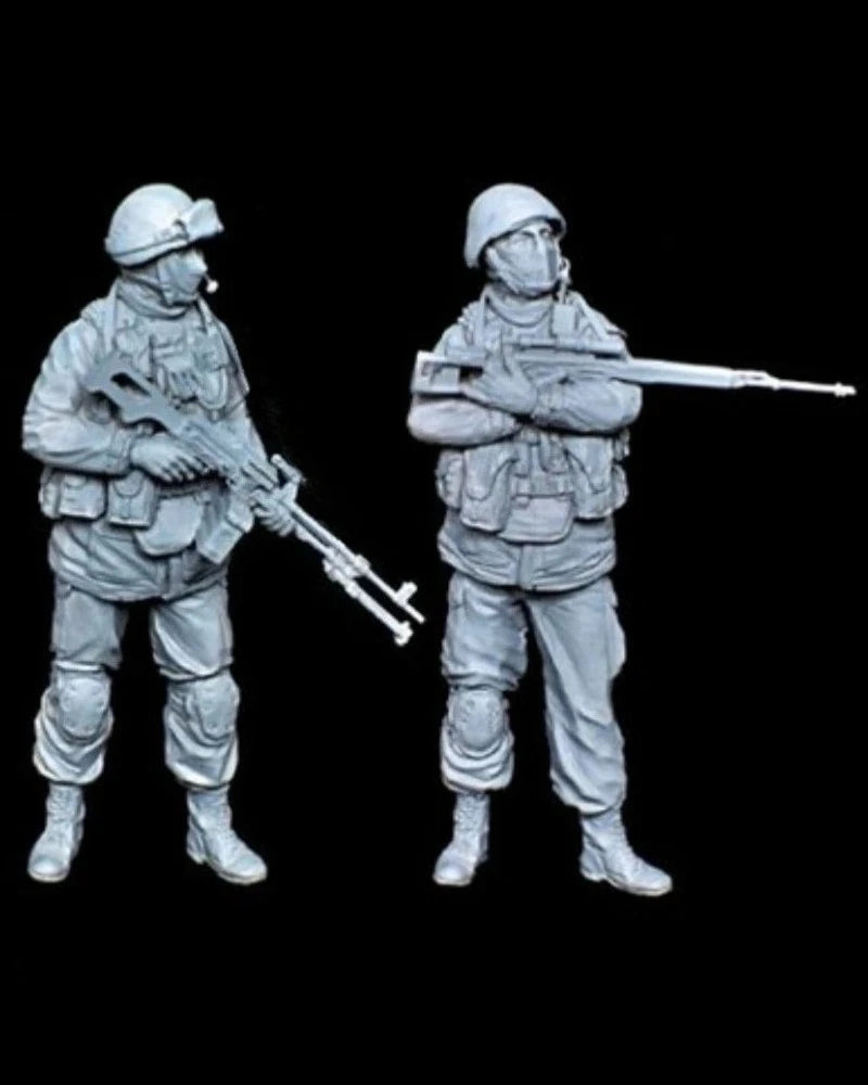 Modern US Special Forces Operator Set 1/35 Resin Figure Kit - resin model view 2