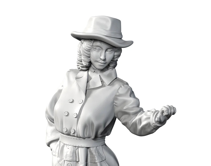 1/35 Resin Model Figure Gk，Female Role， Unassembled and Unpainted Kit