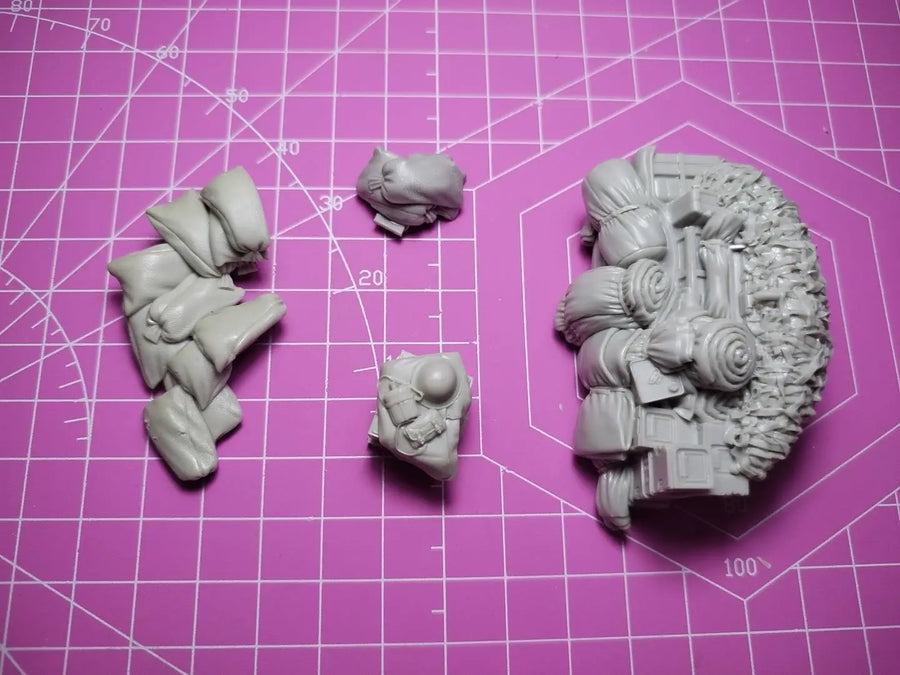 1/35 Resin Model Figure GK， Unassembled and Unpainted Kit