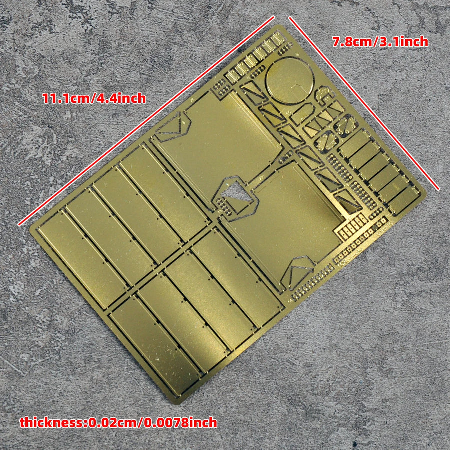 1/35 Photo Eatch PE Scale Model Kit Material Metal Heavy Tank Destroyer Fender Modified Parts Part Accessory Models