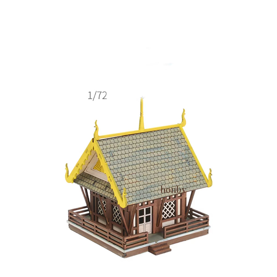 1/72 Southeast Asian Temple Architecture Assembly Model Scene Hobby Making Accessories DIY