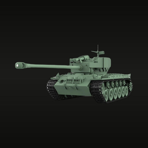 US M26 Super Pershing Heavy Tank 1/56 Resin Model Kit