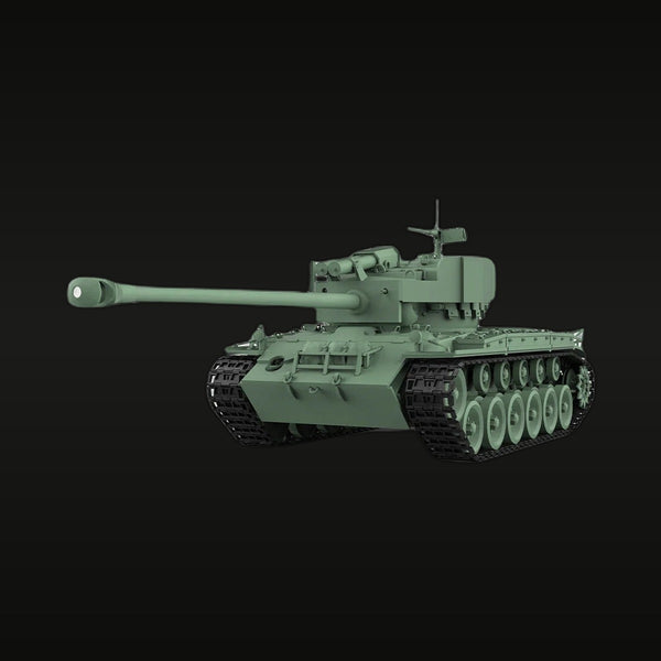 WWII US M26 Pershing Heavy Tank 1/56 Resin Vehicle Kit
