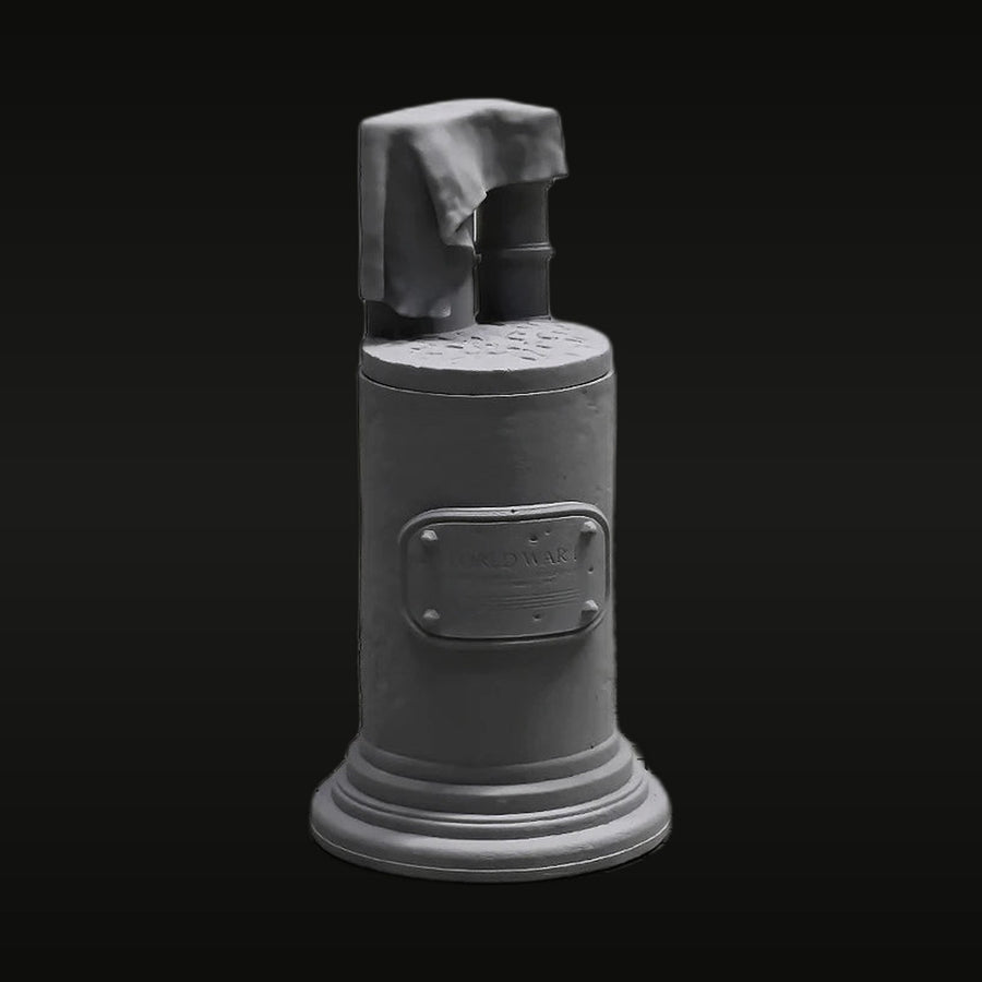 WWII German Stielhandgranate on Pedestal 1/35 Resin Accessory Kit - unpainted resin model kit