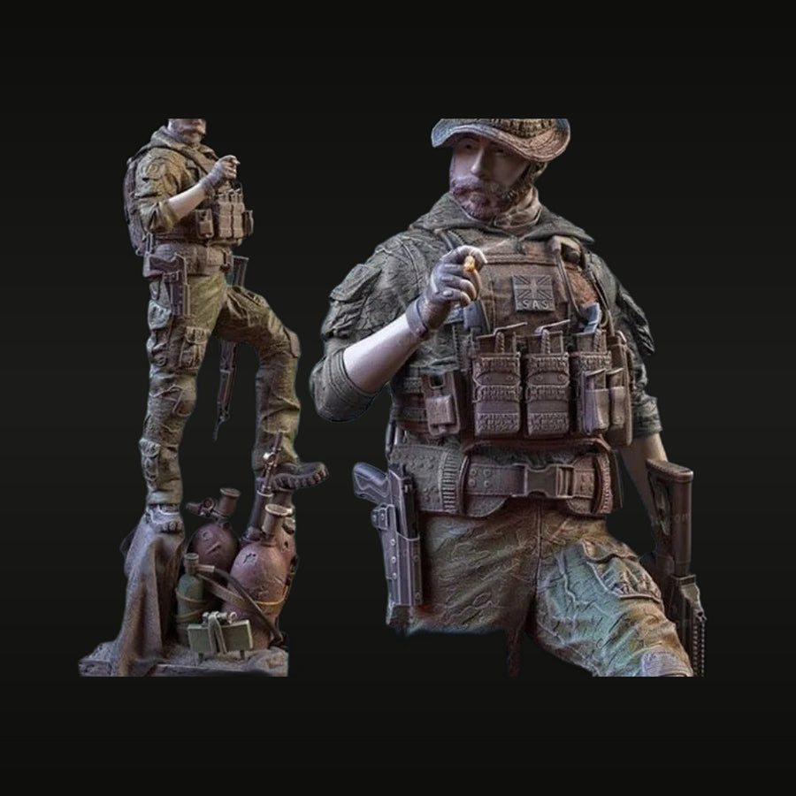 Modern British SAS Special Forces Operator 1/24 Resin Figure Kit - unpainted resin model kit