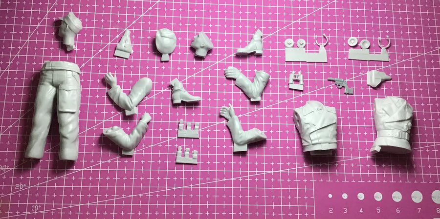 1/16 Resin Model Figure Gk，Unassembled and Unpainted Kit