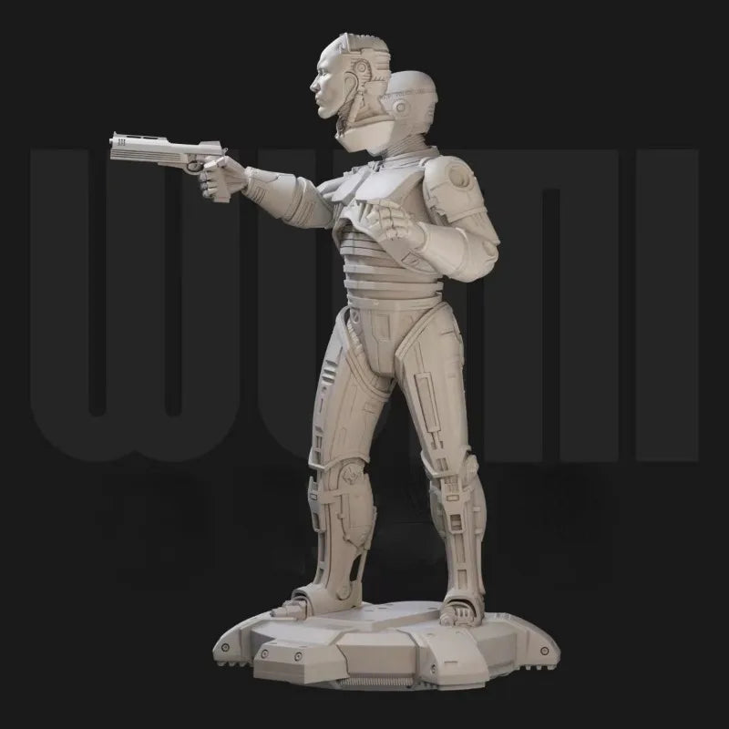 1/24 Steel Robot Future X-Cops Resin Figure Assembly Model Kit Hobby Miniature Diorama Toy Self-Assembled Unpainted