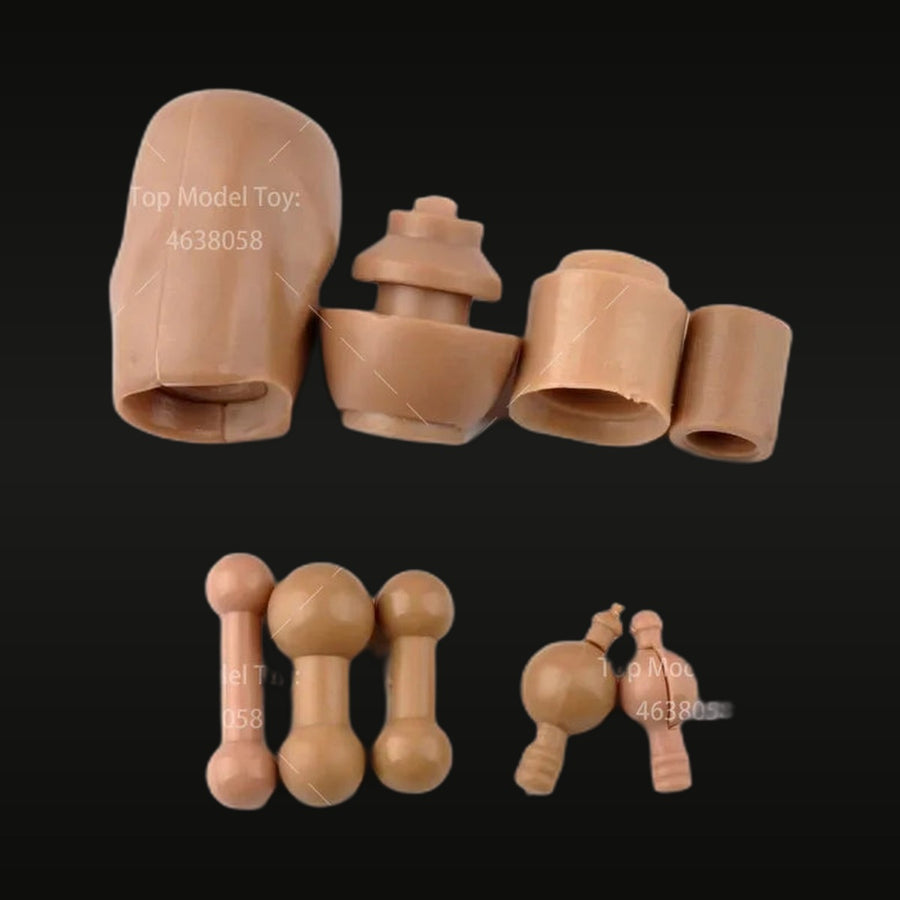 1/6 Scale Soldier Body Parts Resin Connector Kit - Head Neck Foot Joints - unpainted resin model kit