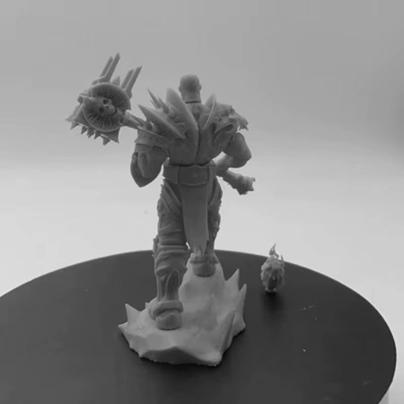 Lich King Warrior with Dual Spiked Axes 1/24 Resin Figure Kit - resin model view 5