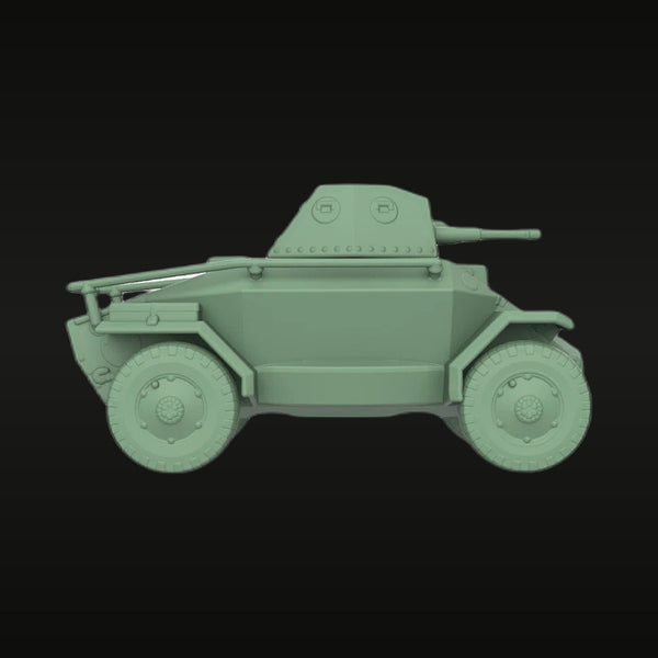 Hungarian 39M Csaba Light Armored Car 1/144 Resin Vehicle Kit
