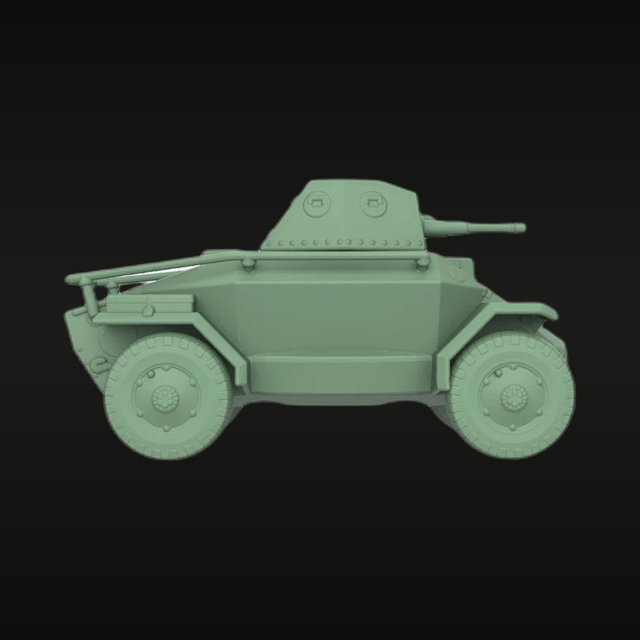 Hungarian 39M Csaba Light Armored Car 1/144 Resin Vehicle Kit - unpainted resin model kit