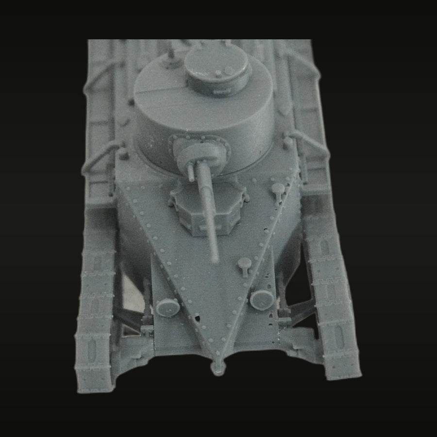 US M1931 Christie Medium Tank 1/56 Resin Vehicle Kit - resin model view 2