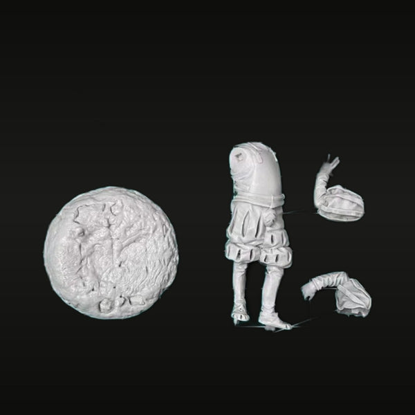 Ancient Greek Hoplite Warrior 54mm Resin Figure Kit