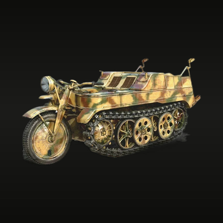 German Sd.Kfz.2 Kettenkraftrad 1/16 Resin Model Kit - unpainted resin model kit