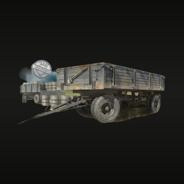 WWII German Einheitsanhänger 5T Cargo Trailer 1/35 Resin Vehicle Kit