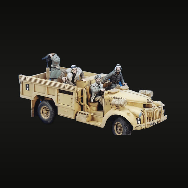 WWII British LRDG Desert Patrol Diorama Set 1/35 Resin Kit