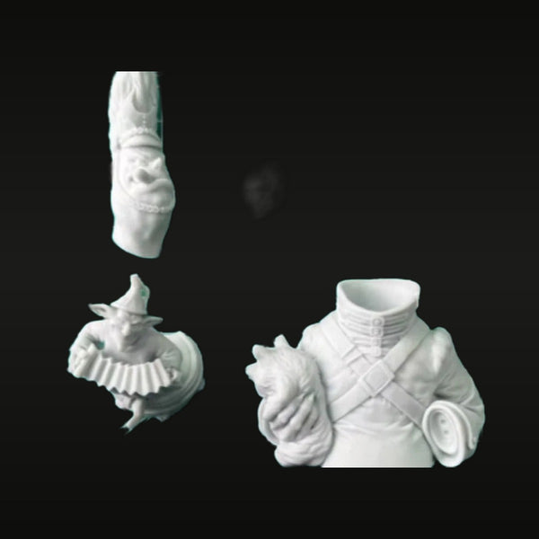 Anthropomorphic Animal Fantasy Characters 1/12 Resin Kit
