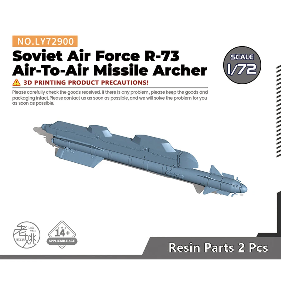 Yao'S Studio LY900 1/32 1/48 1/72 1/144 Model Upgrade Parts Soviet R-73 Air-To-Air Missile