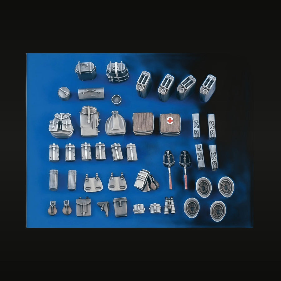 1/35 Military Equipment Accessory Set (Resin Accessory) - unpainted resin model kit