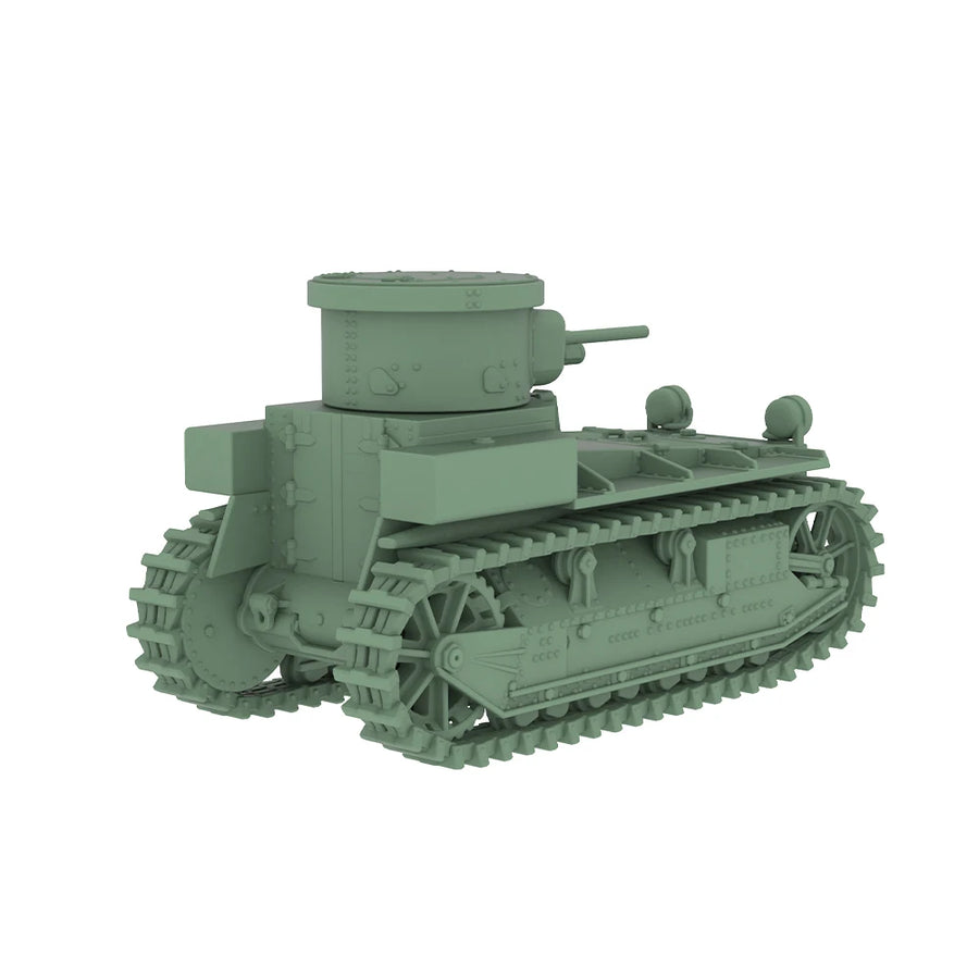 1/220 1/160 1/87 MRY-SFW SS767 Railway Military Model Kit US T1E2 Light Tank