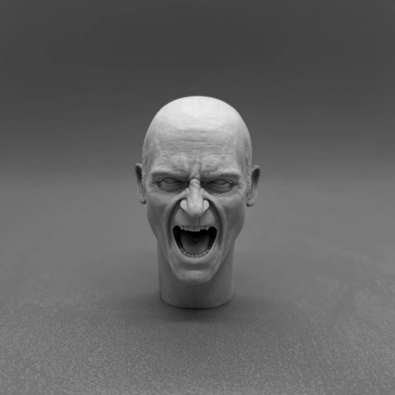 1/6 Scale Resin Diecast Head Sculpture Model American Actor Joaquin Head Carving Fit 12'' Action Figure Unpainted