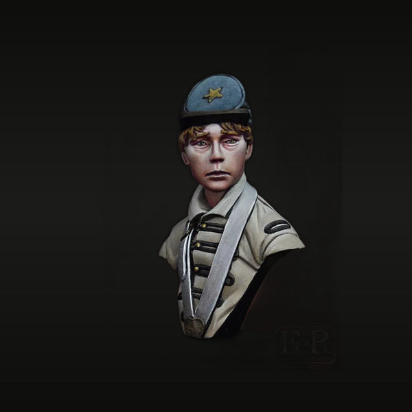 American Civil War Union Soldier Bust 1862 Resin Kit
