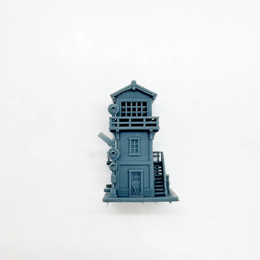 Train Signal Tower Railway Signal Miniature LYTS124 1/87 1/160 1/220 Miniature Building Military Car