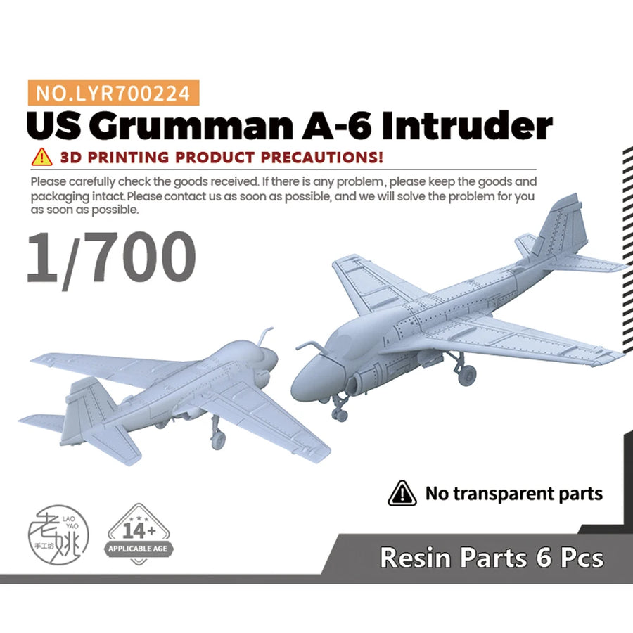 Yao'S Studio LYR224 1/144 1/200 1/350 1/700 1/1250 Grumman A-6 Intruder Military Model Kit