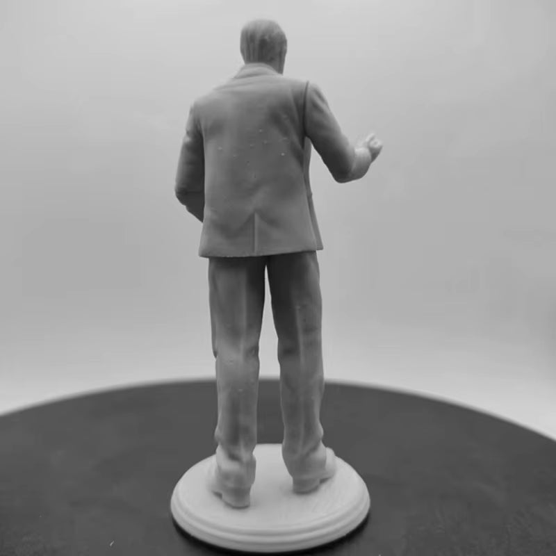 Movie Character Gangster Godfather Miniature Statue 1/24 Scale Resin Figure Assembled Model Kit Unpainted Diorama 3D Printing