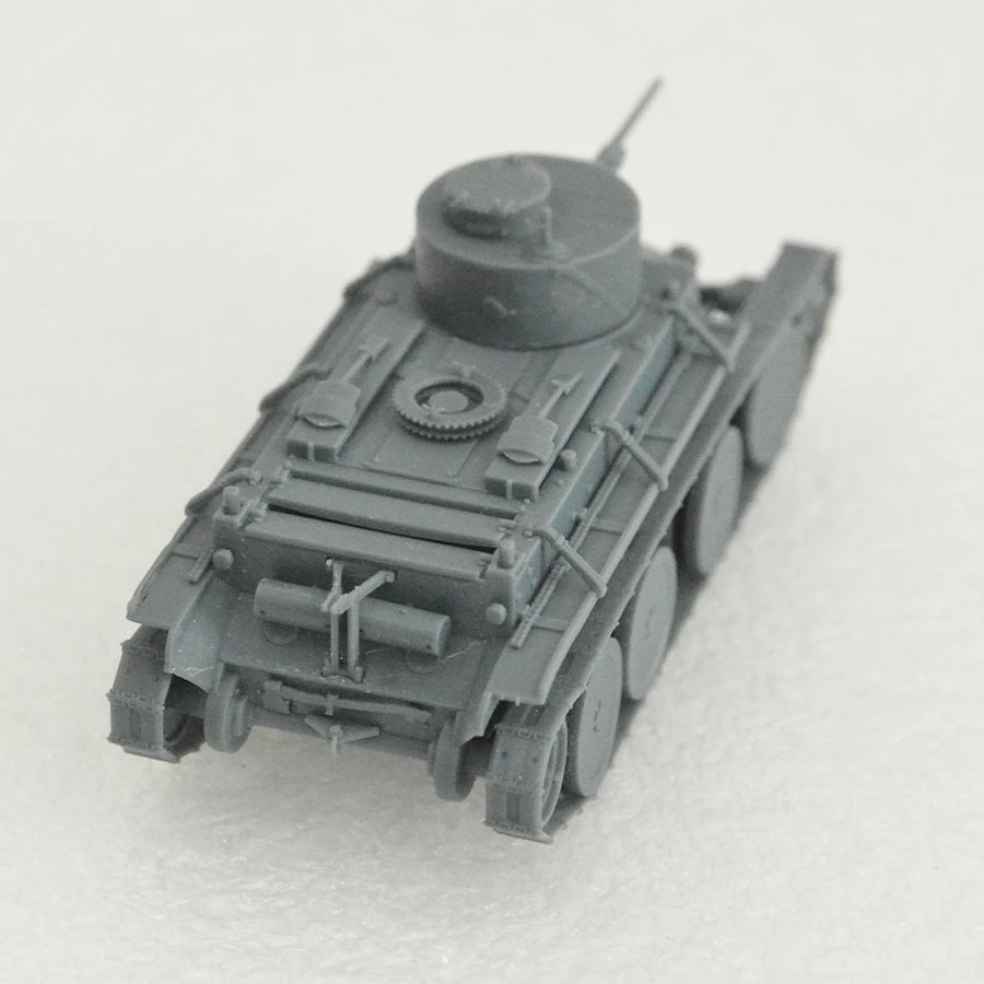 WWII Soviet BT-7 Light Tank 1/56 Resin Vehicle Kit - resin model view 2