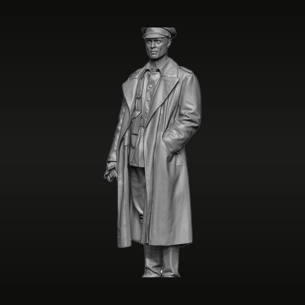 WWII German Officer with Overcoat 1/16 Resin Figure Kit