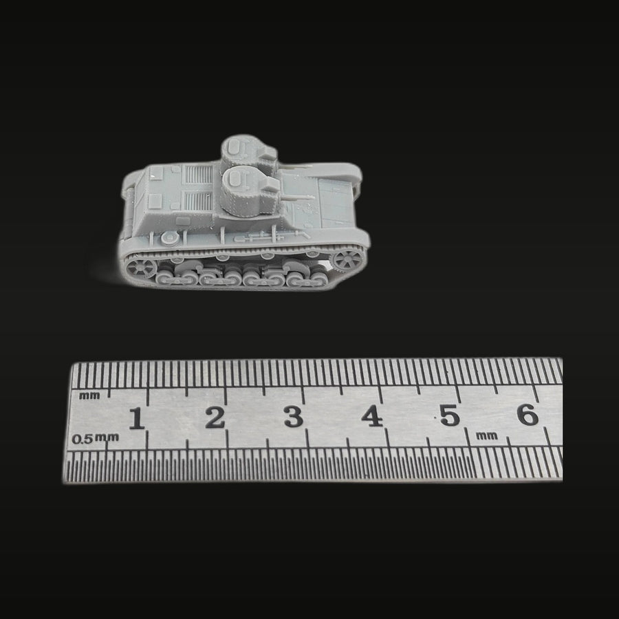Polish 7TP Light Tank 1/72 Resin Vehicle Kit - unpainted resin model kit
