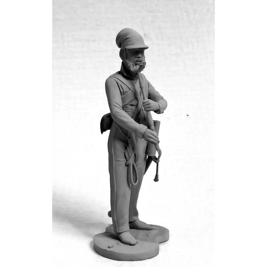 54Mm Resin Unpainted Model Kit, Military Theme, Don Cossack Mounted Artillery Gunner Unassembled and Unpainted GK