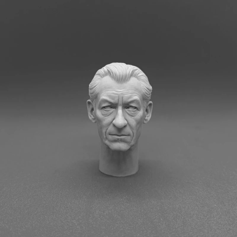 1/6 Scale Resin Diecast Head Sculpture Model Famous Male Actor'S Film Roles Head Carving Fit 12'' Action Figure Unpainted