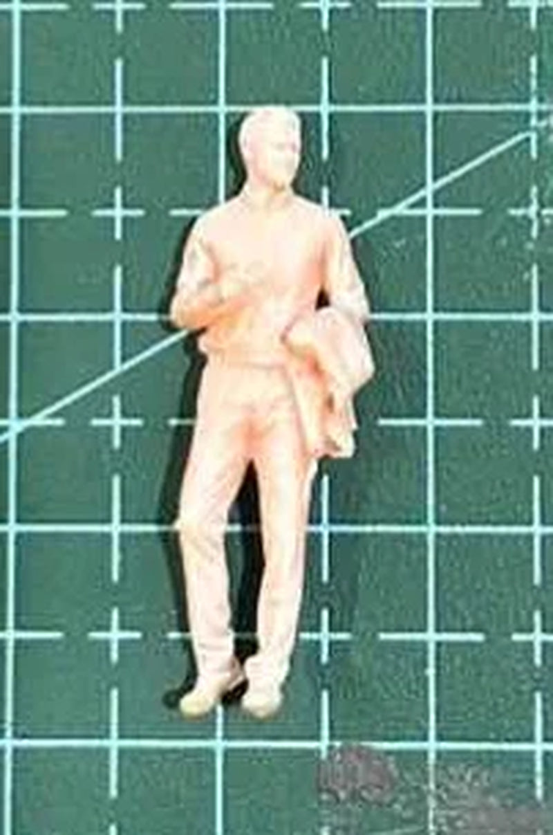 Painted Miniatures 1/87 1/64 1/43 Office Suit Man Fashion Girl Mini Scene Props Doll Figures Model for Cars Vehicles Toys