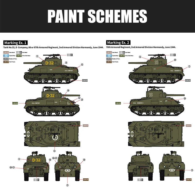 WWII American M4A1 Sherman Medium Tank 1/35 Resin Vehicle Kit - resin model view 3