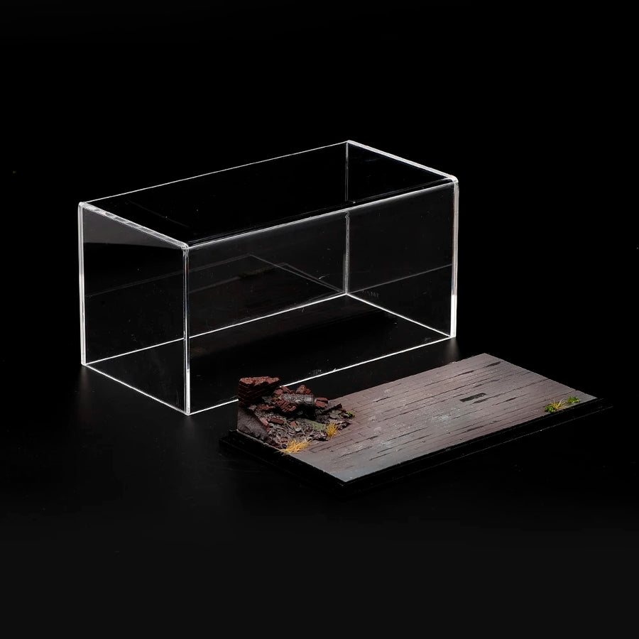 Acrylic Display Case for Resin Miniature Figures - 20cm Diorama Base - resin model view 5