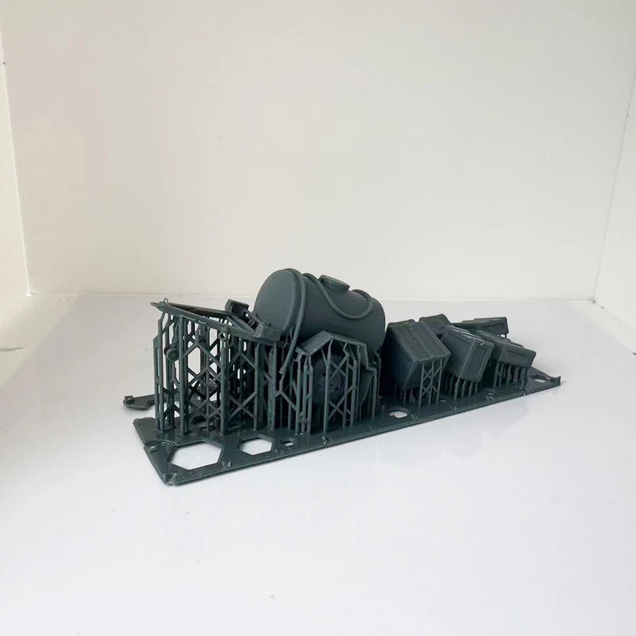 Scenic Terrain Water Tank Trailer Various Crates LYTS103 1/220 1/48 1/64 1/72 1/87 1/144 1/160 Z Scale Miniature Scene