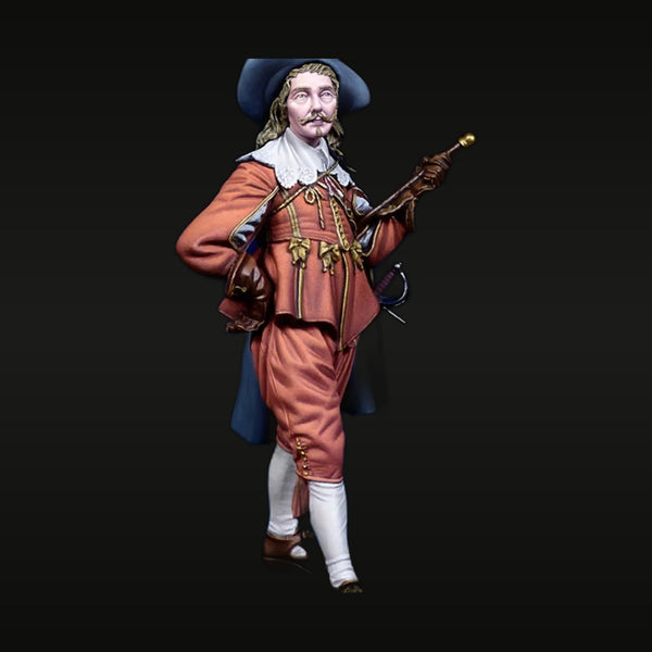 18th Century French Lieutenant 1/24 Resin Character Figure