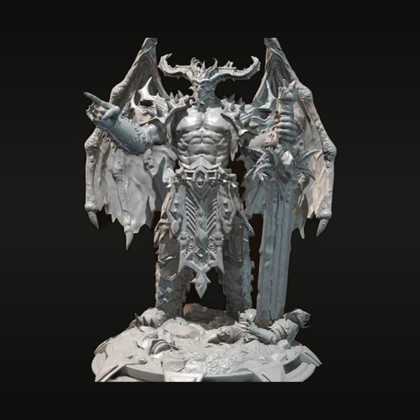 Winged Demon Warlord 38mm Resin Figure Kit