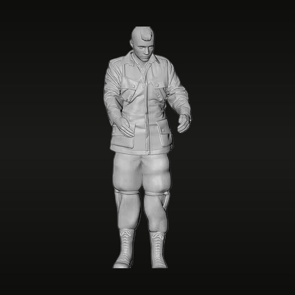 WWII US Airborne Paratrooper M1941 Jacket 1/32 Resin Figure Kit