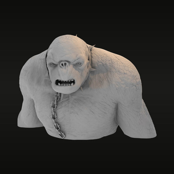 Orc Warrior with Chain - 35mm Resin Bust Figure