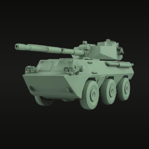 PTL-02 Wheeled Assault Gun 1/56 Scale Resin Model Kit