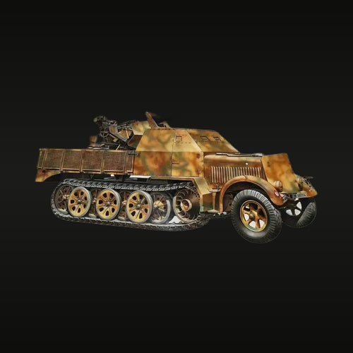 WWII German Sd.Kfz.37 Flak 37 SPG 1/35 Resin Model Kit