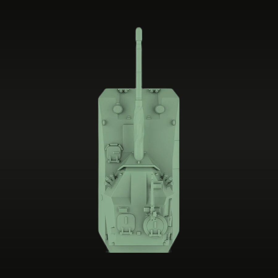 Modern Main Battle Tank or Self-Propelled Gun 28mm Resin Vehicle Kit - unpainted resin model kit