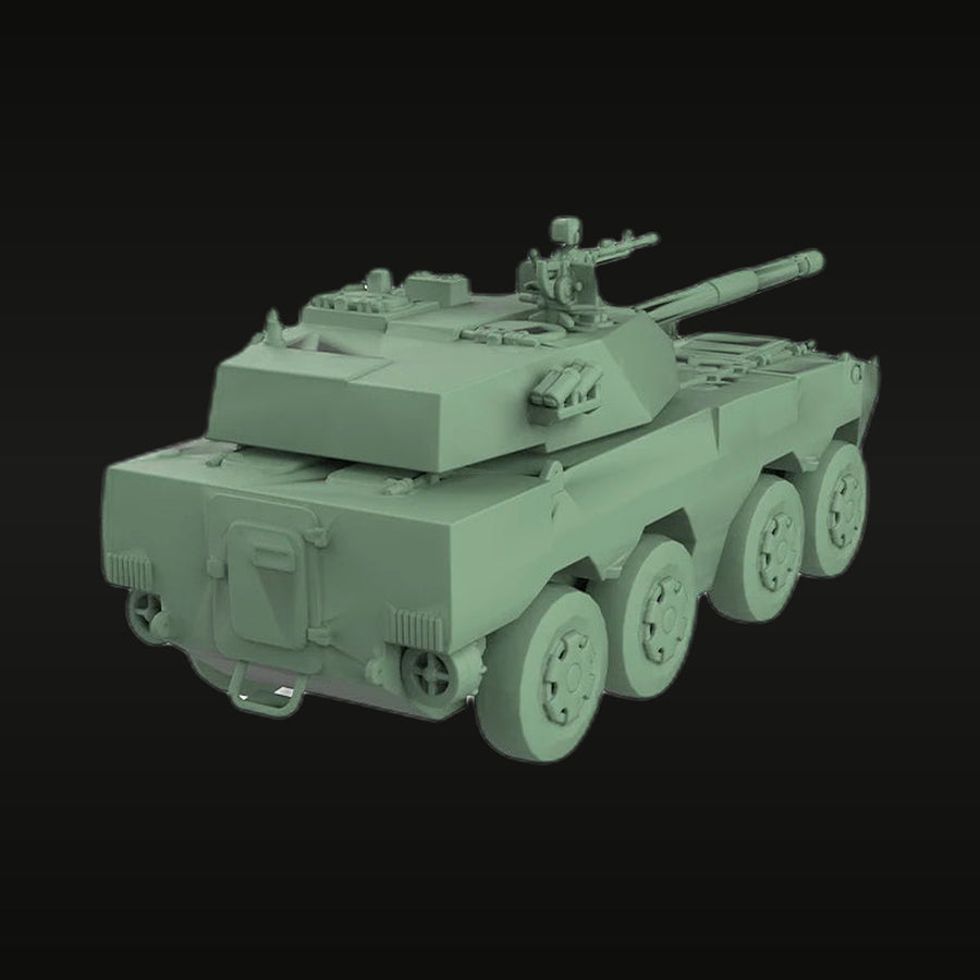 Cold War Chinese 8x8 Wheeled Armored Car 1/72 Resin Vehicle Kit - unpainted resin model kit