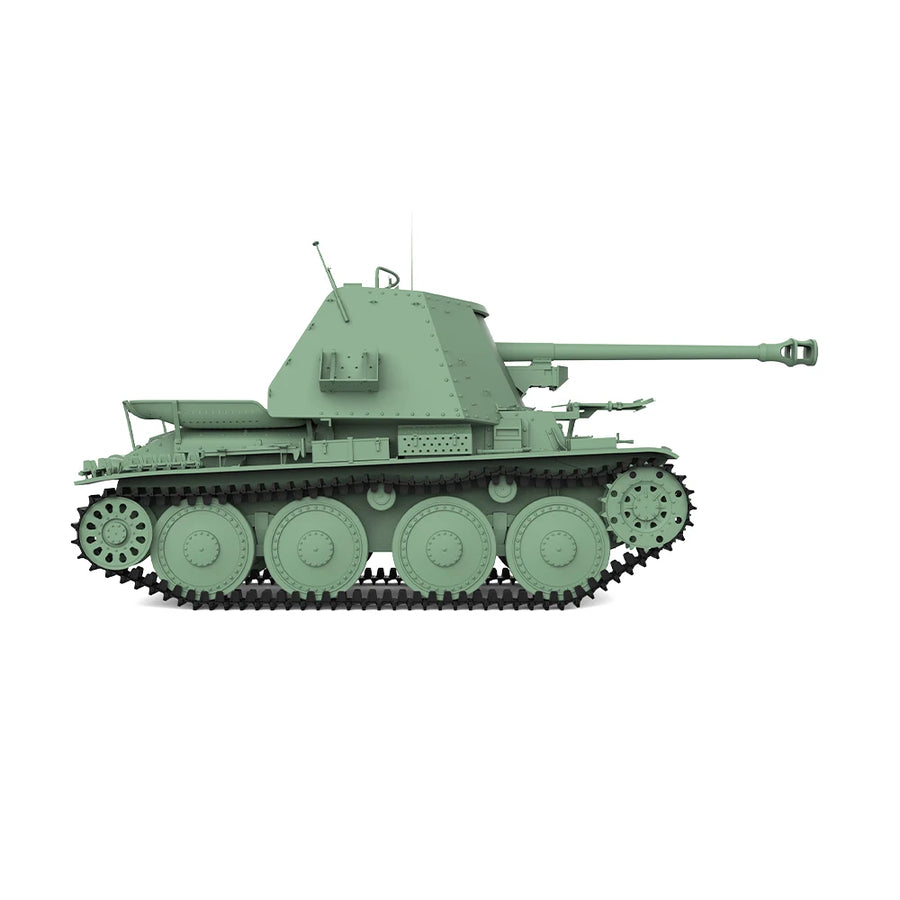 German 38T Marder.Iii-H Destroyer MRY-SFW SS724 1/48 1/64 S Scale Military Model Kit