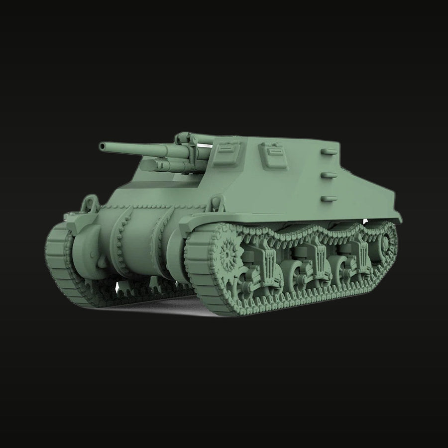 WWII American M7 Priest Self-Propelled Howitzer 1/35 Resin Vehicle Kit - unpainted resin model kit